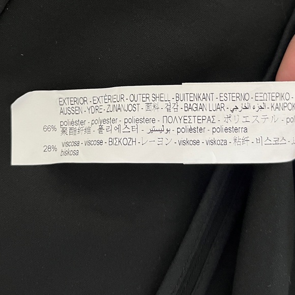 ZARA SHOULDER PAD JACKET LIMITED EDITION M BLACK - Picture 10 of 10